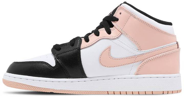air jordan 1 mid crimson tint on feet
