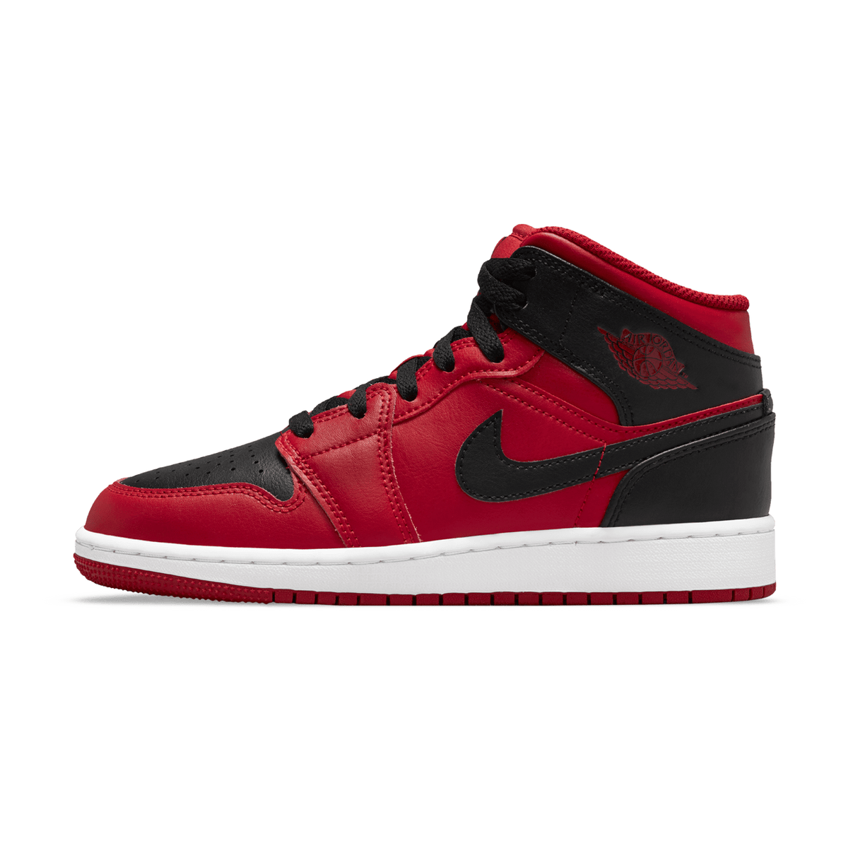 Jordan 1 Mid Reverse Bred (GS) – swillsneakers