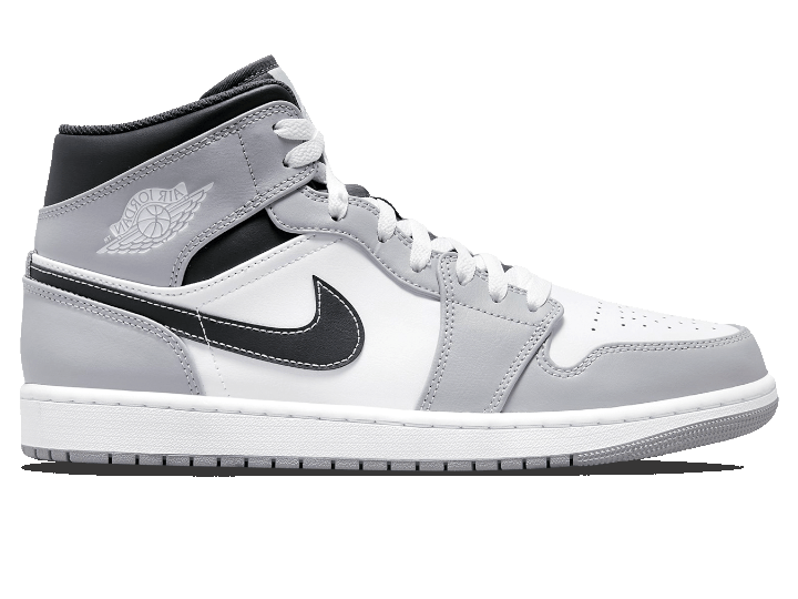Jordan 1 Mid Light Smoke Grey Anthracite – swillsneakers